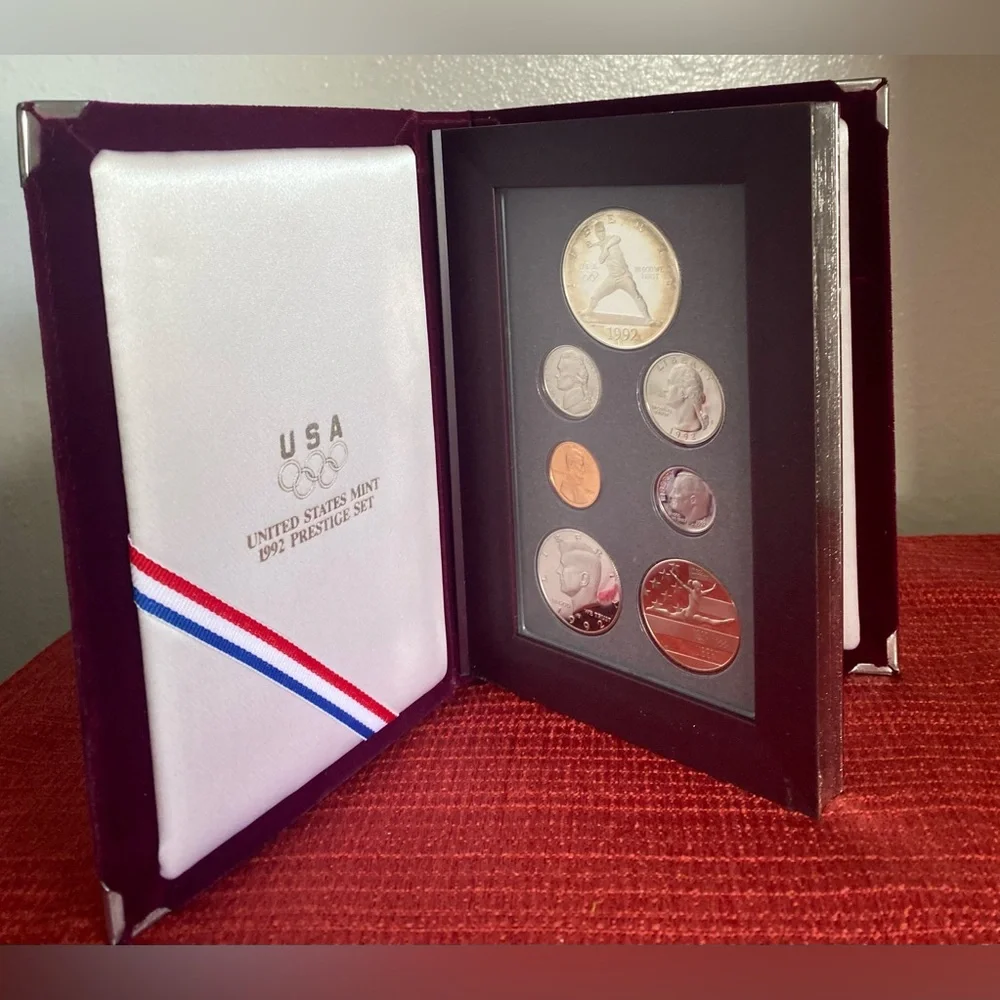 1992 US MINT OLYMPIC COIN SET - Picture 8 of 16